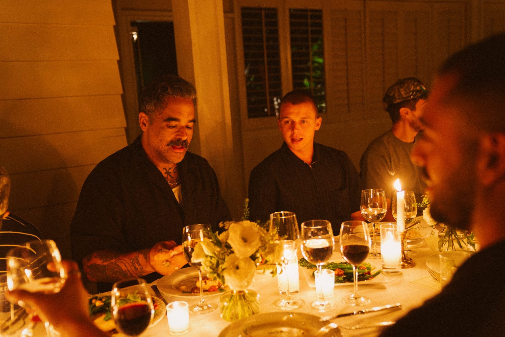 Alex 2Tone of Born x Raised attending UNDEFEATED G-SHOCK Friends & Family Dinner