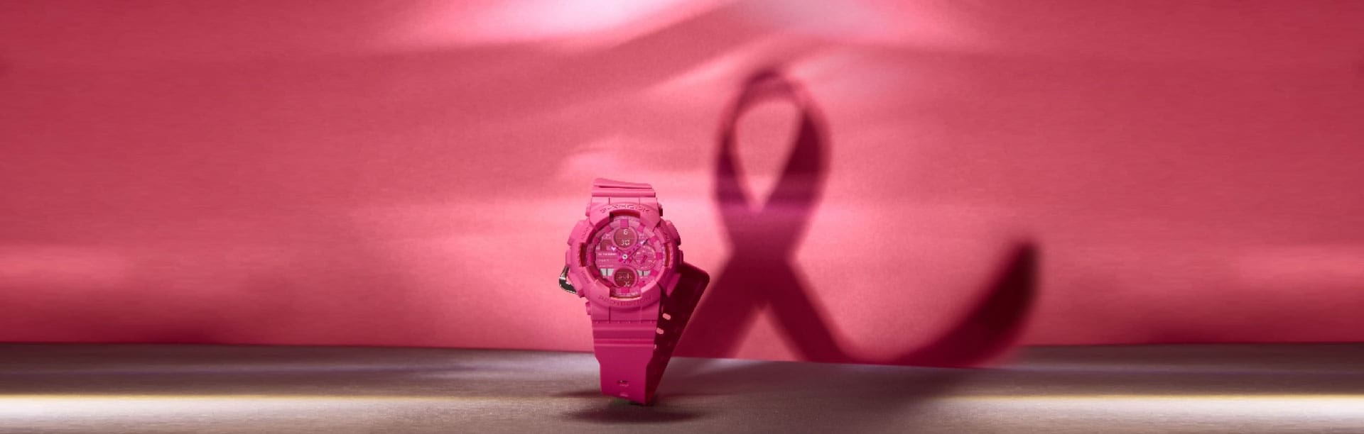 G-SHOCK and BCRF Pink GMAS145PK-4A Analog Digital Watch Collaboration 