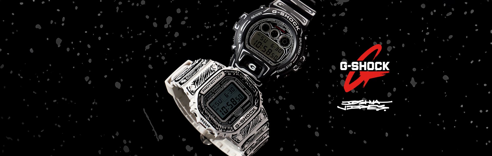G-SHOCK X JOSHUA VIDES DW-5600JV-7 and DW-6900JV-1 Watches