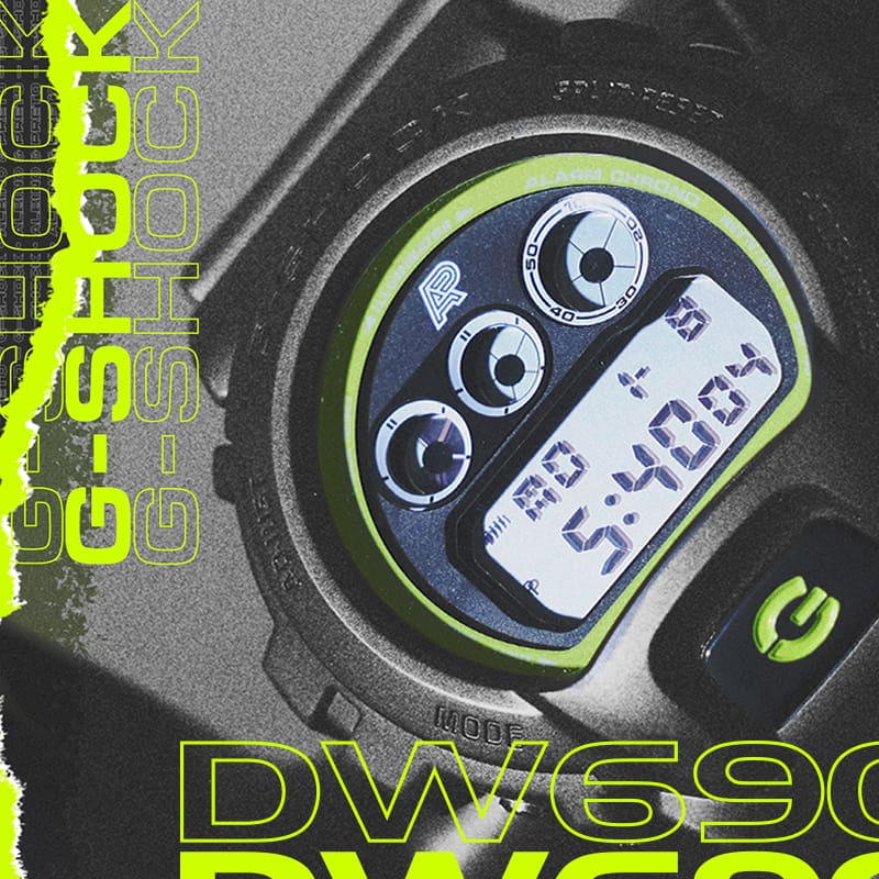 G-SHOCK X ALBINO PRETO DW6900AP23-1