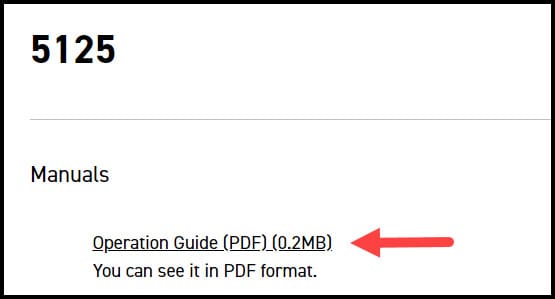 Casio.com watch manuals web page download location