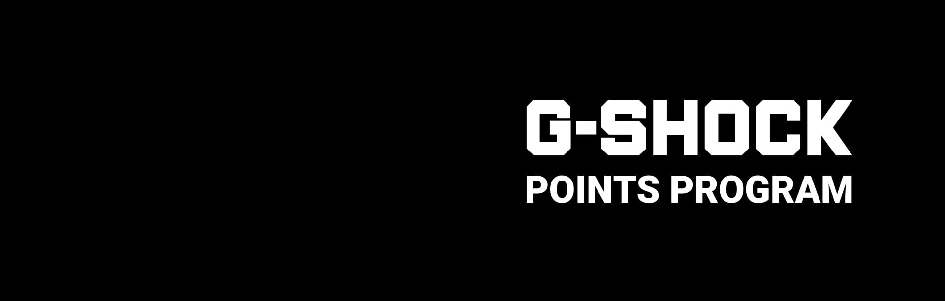 G-SHOCK Points Program