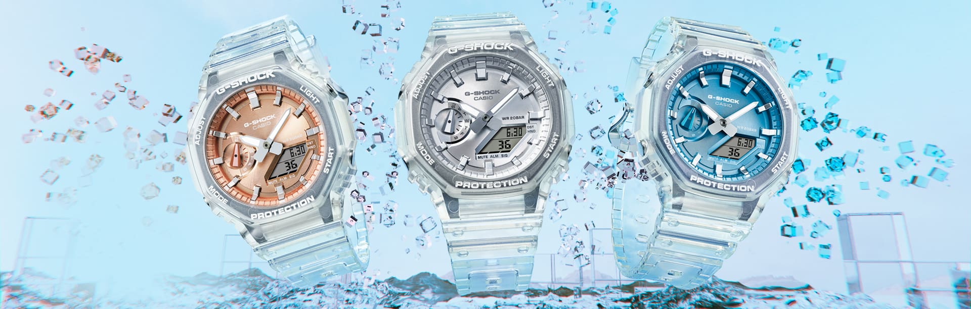 G-SHOCK GA2100BM collection representing style and colorway possibilities of the G-SHOCK GA2100 series.