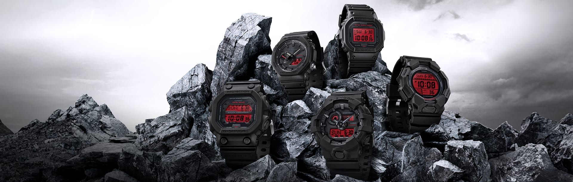 Black and Bold Red collection