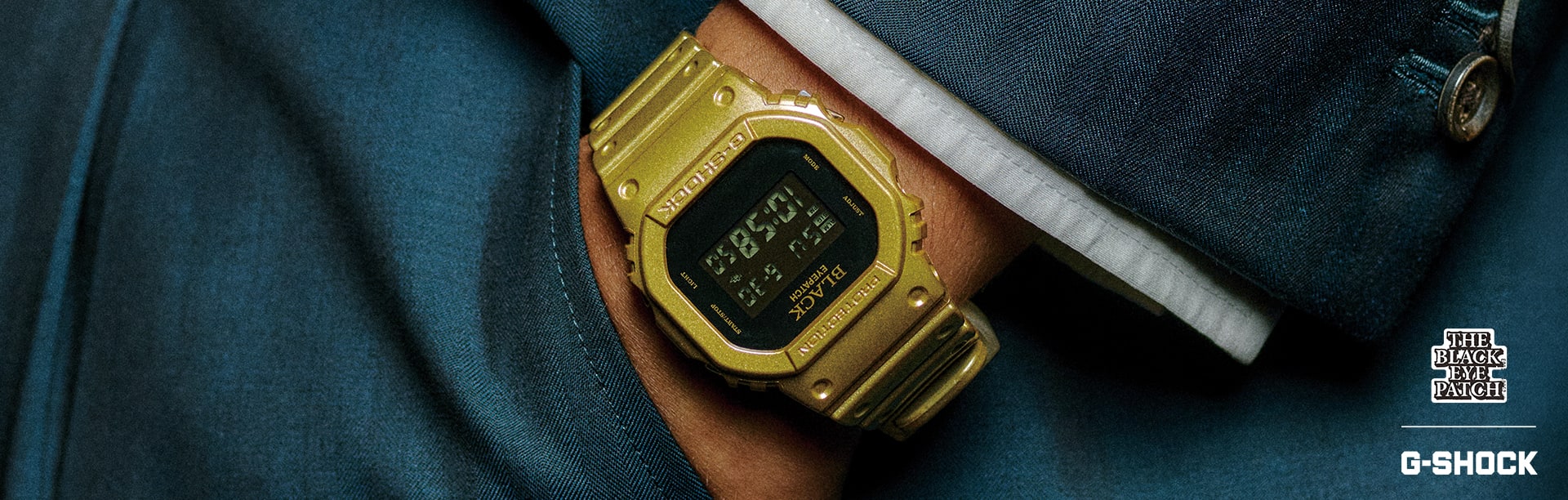 G-SHOCK  | Black Eye Patch DW5600BEP-9 Digital Watch