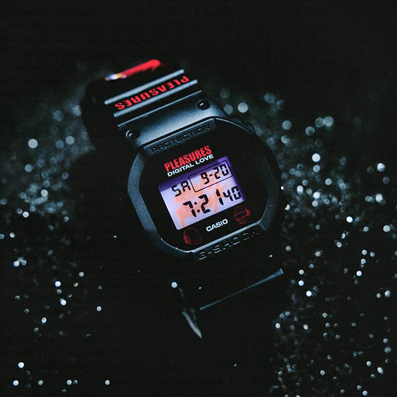 G-SHOCK x HIDDEN® DW5600HDN227 collaboration watch and special packaging