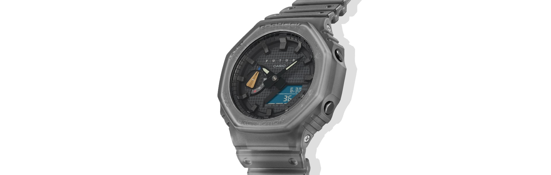 GA2100FT-8A FUTUR watch on a white background