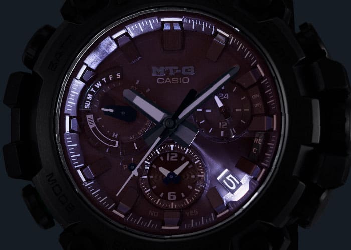 MTG-B3000 front of watch