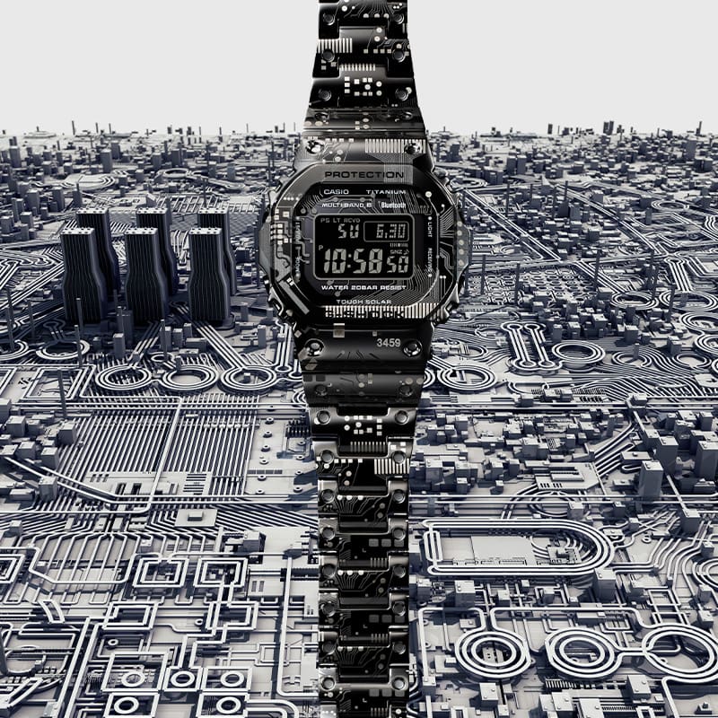 CASIO カシオ G-SHOCK TITANIUM DW-8200 メンズ クォーツ（G-SHOCK Origin Titanium Watch GMWB5000TCC | CASIO）