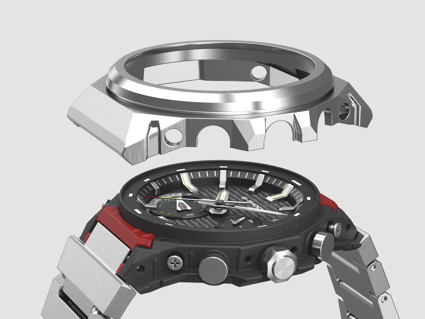 Casio Pro Trek PRG340-1 amidst mountains denoting style and toughness