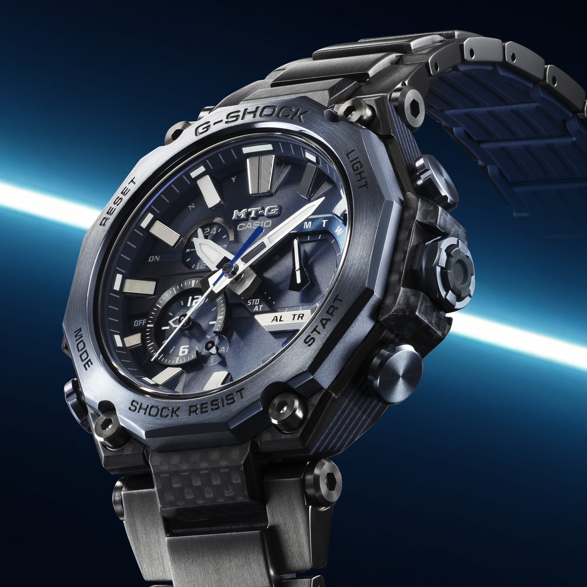 G-SHOCK MTGB2000YBD-2A men’s watch denoting luxury style