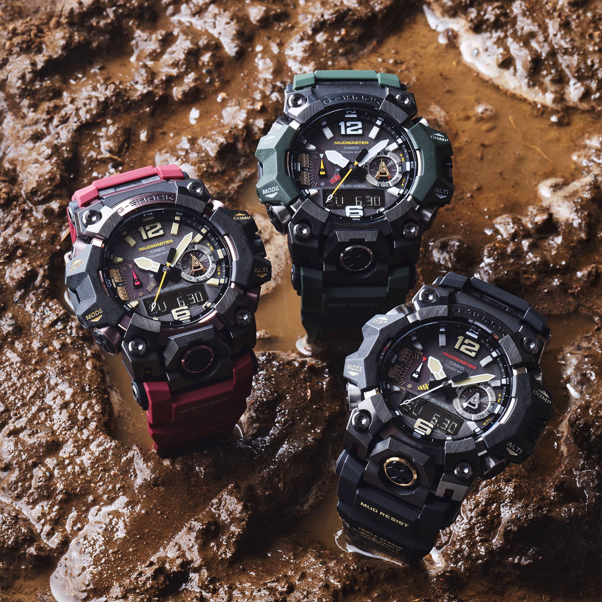 G-SHOCK MRGB2100R- 2A men’s watch denoting  luxury style