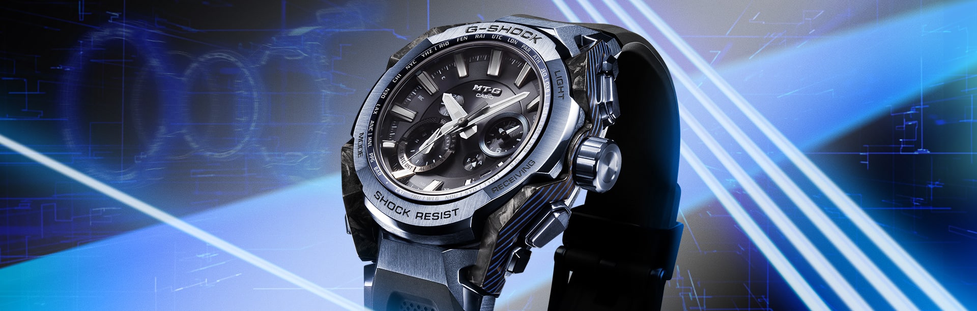 G-SHOCK MTGB4000 luxury watch denoting the unique style of the MTG collection.