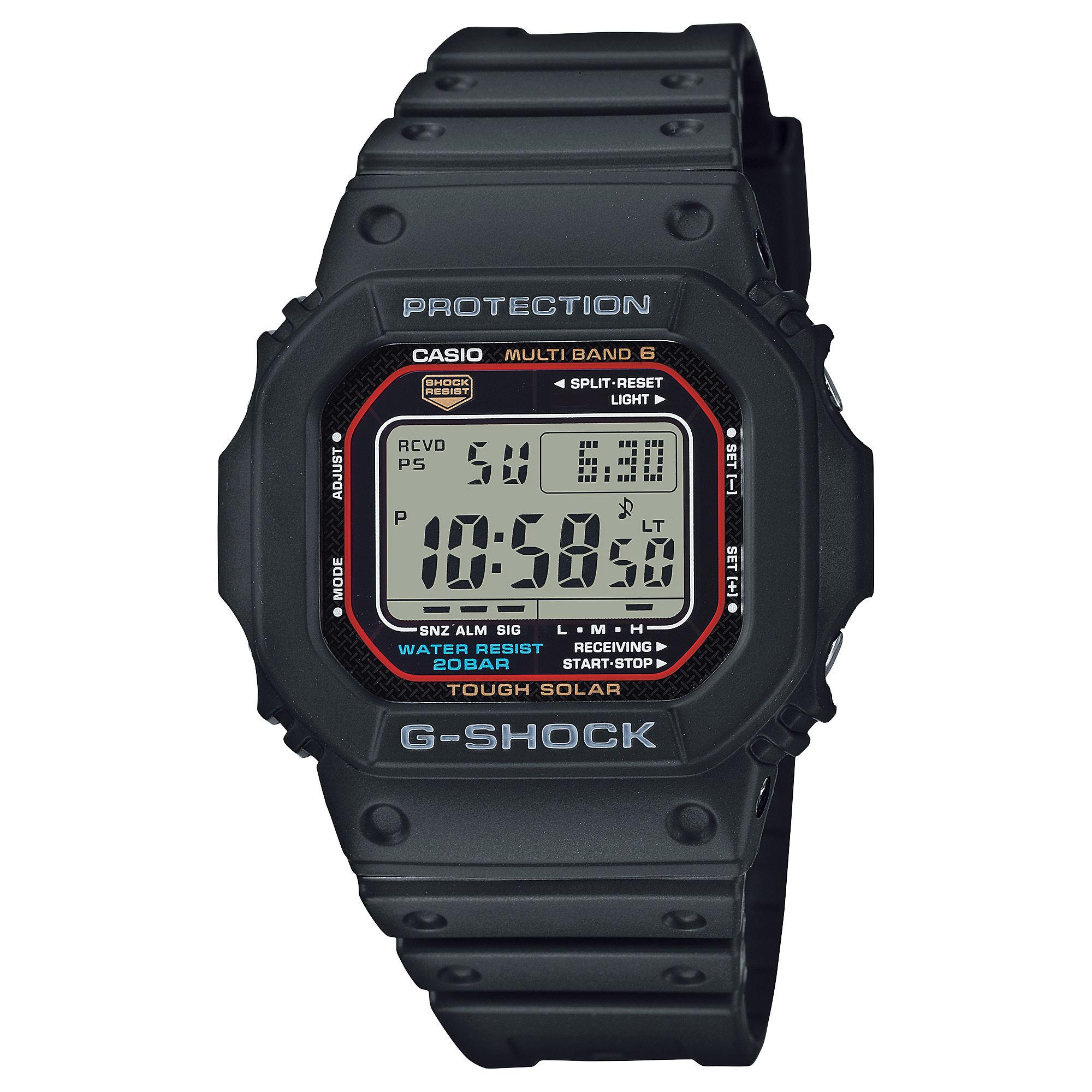 G-SHOCK GWM5610- 1 square watch for men denoting style.