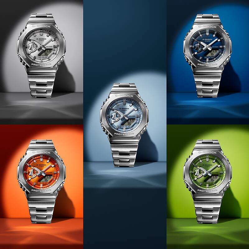 く*つ様 CASIO G-SHOCK GM-2110D GM2110D Stainless-Steel Watches | Metal G-SHOCK | CASIO