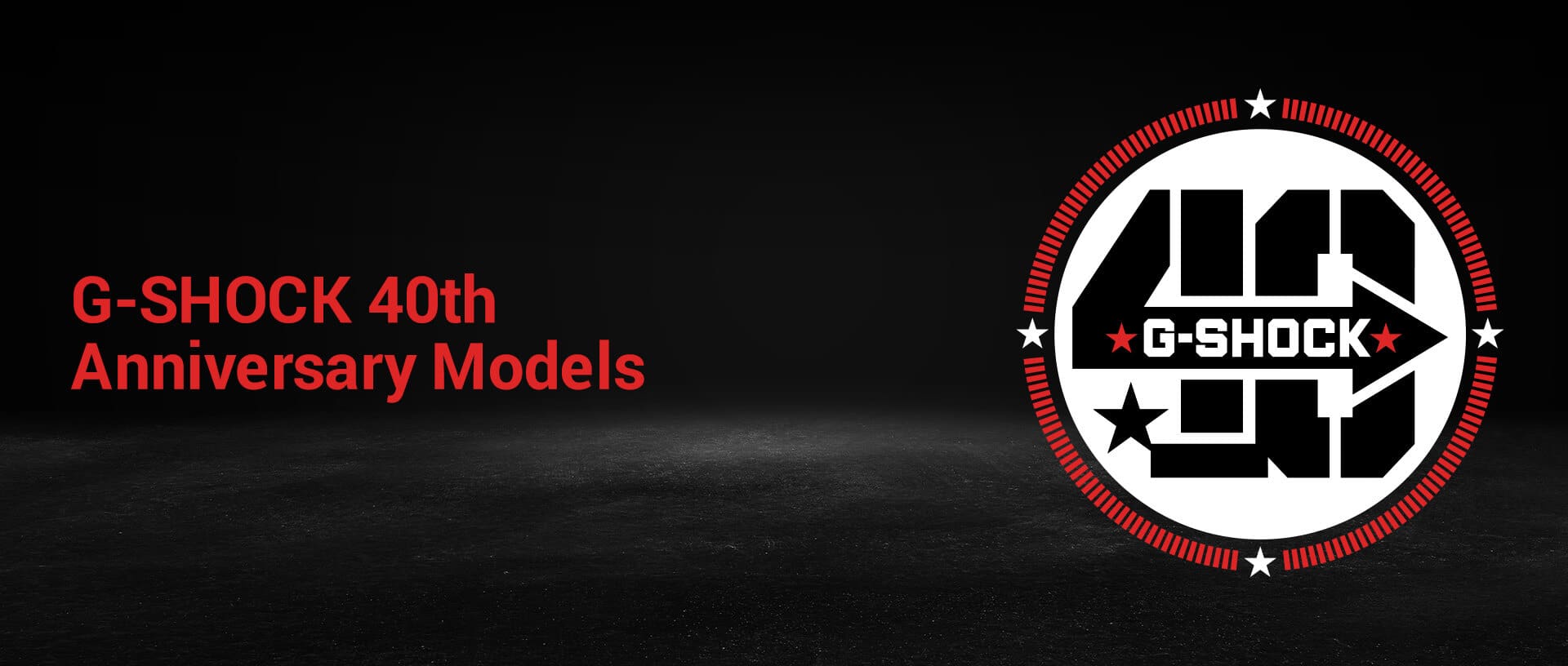 MẪU KỶ NIỆM 40 NĂM “G-SHOCK”誕生40記念モデル