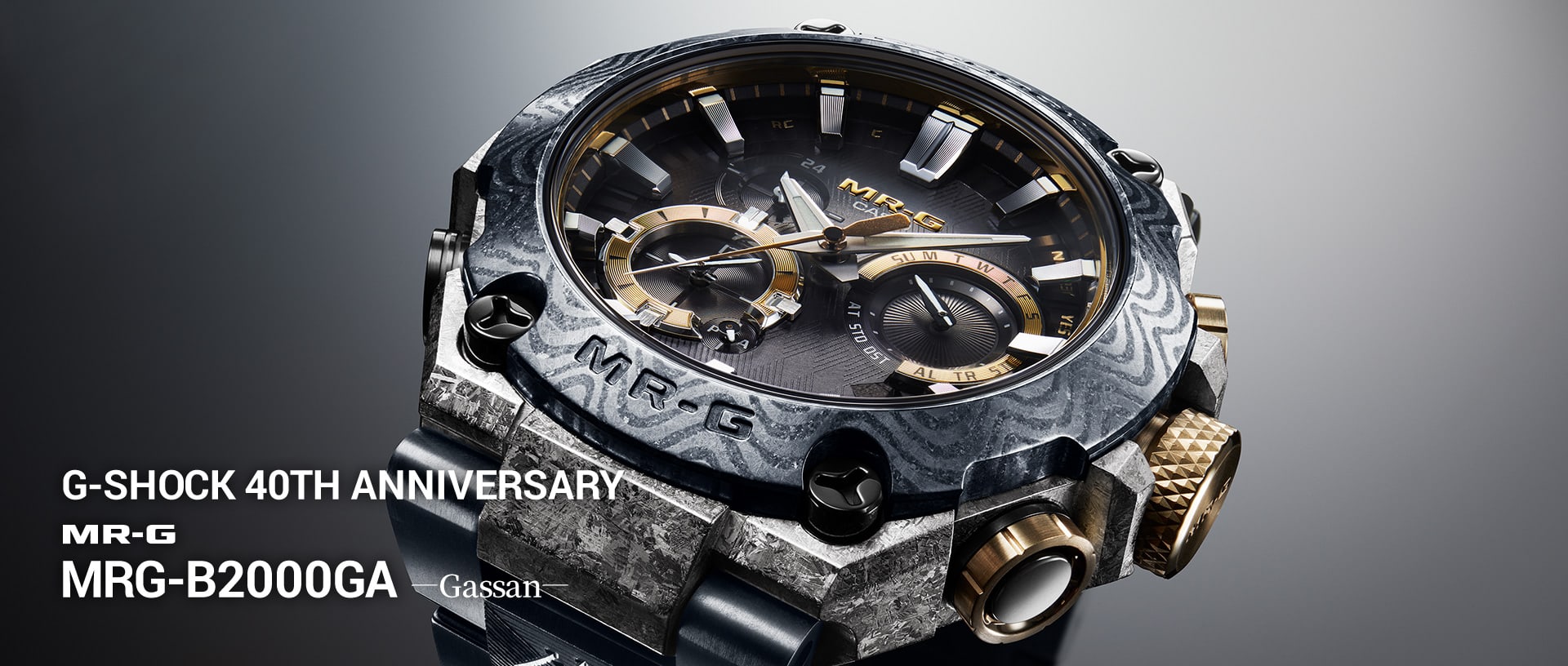 KỶ NIỆM 40 NĂM G-SHOCK MR-G MRG-B2000GA -Gassan-