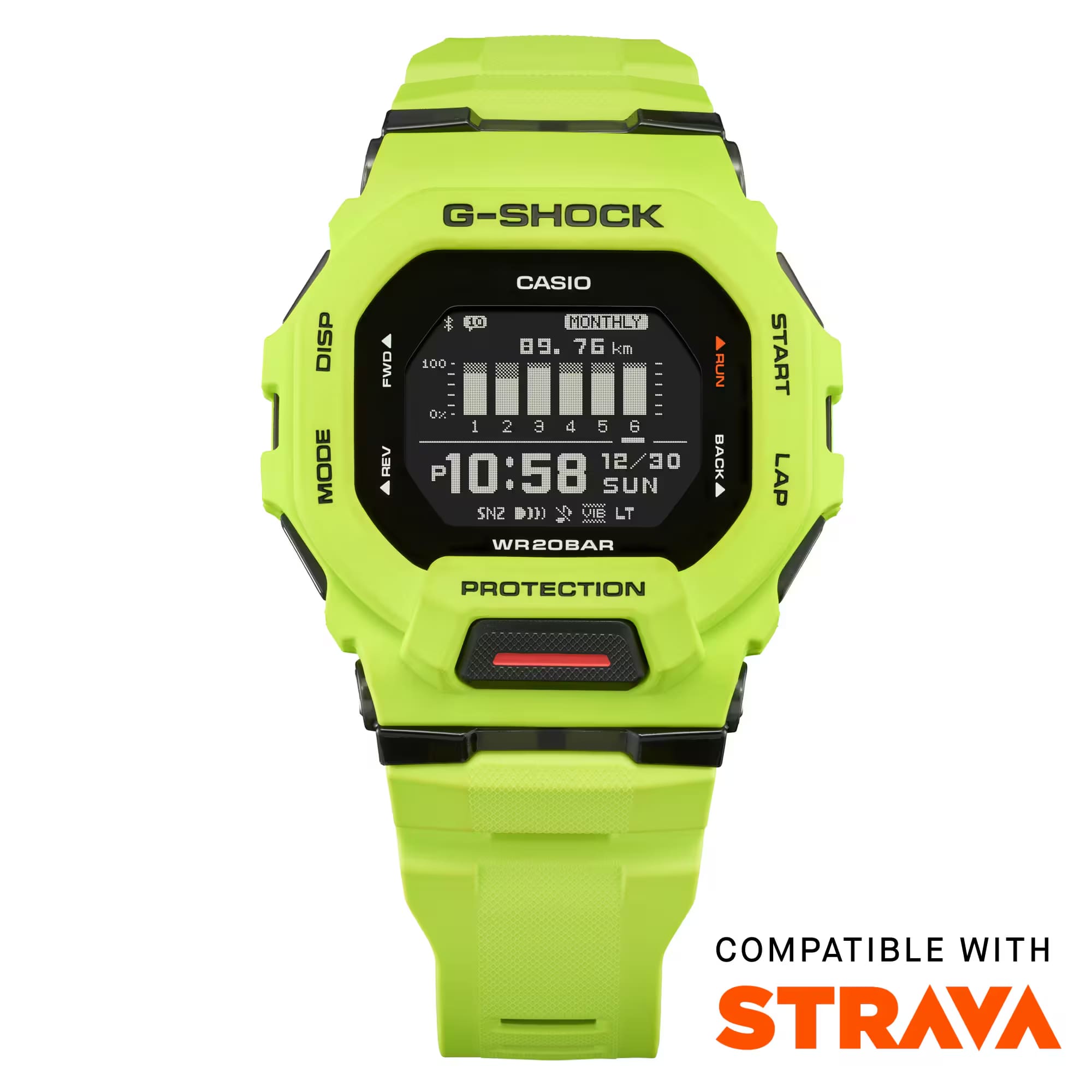 G-SHOCK GBD-200 com integração Strava