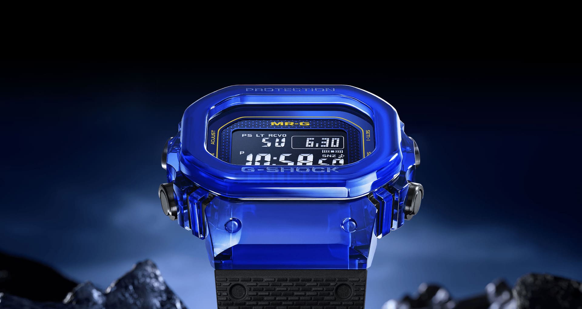 G-SHOCK promotional graphic used as a poster image.