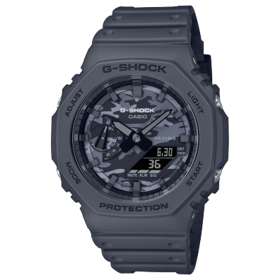 極美品 CASIO G-SHOCK GA-2100-1AJF C006196 G-SHOCK GA-2100 Digital-Analógico - Confira! | CASIO