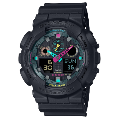 Multifluorescent Neon Matte Black Watches | G-SHOCK | CASIO CANADA