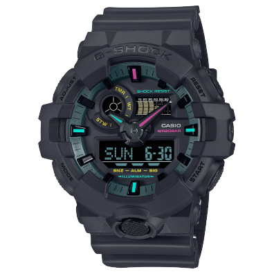 Multifluorescent Neon Matte Black Watches | G-SHOCK | CASIO CANADA