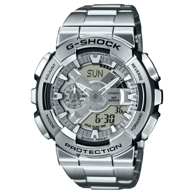 時計 G-SHOCK G-110G CASIO GM110G-1A9 | Analog-Digital Black and Gold Men's Watch G