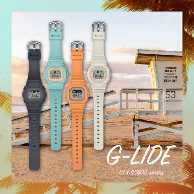 CASIO G-SHOCK GLIDE 白 デジタル腕時計　サーフィン CASIO G-SHOCK GLIDE 白 デジタル腕時計 サーフィン CASIO G