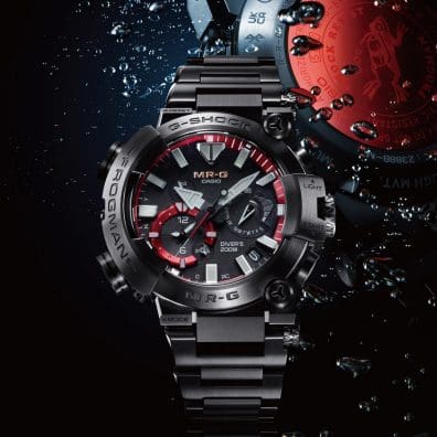 Ｇ－ＳＨＯＣＫ　ＭＲ－Ｇ　ノベルティ　オリジナルウォッチピロー　ウォッチスタンド CASIO - 超希少 非売品 CASIO G-SHOCK MRG ノベルティ ウォッチ