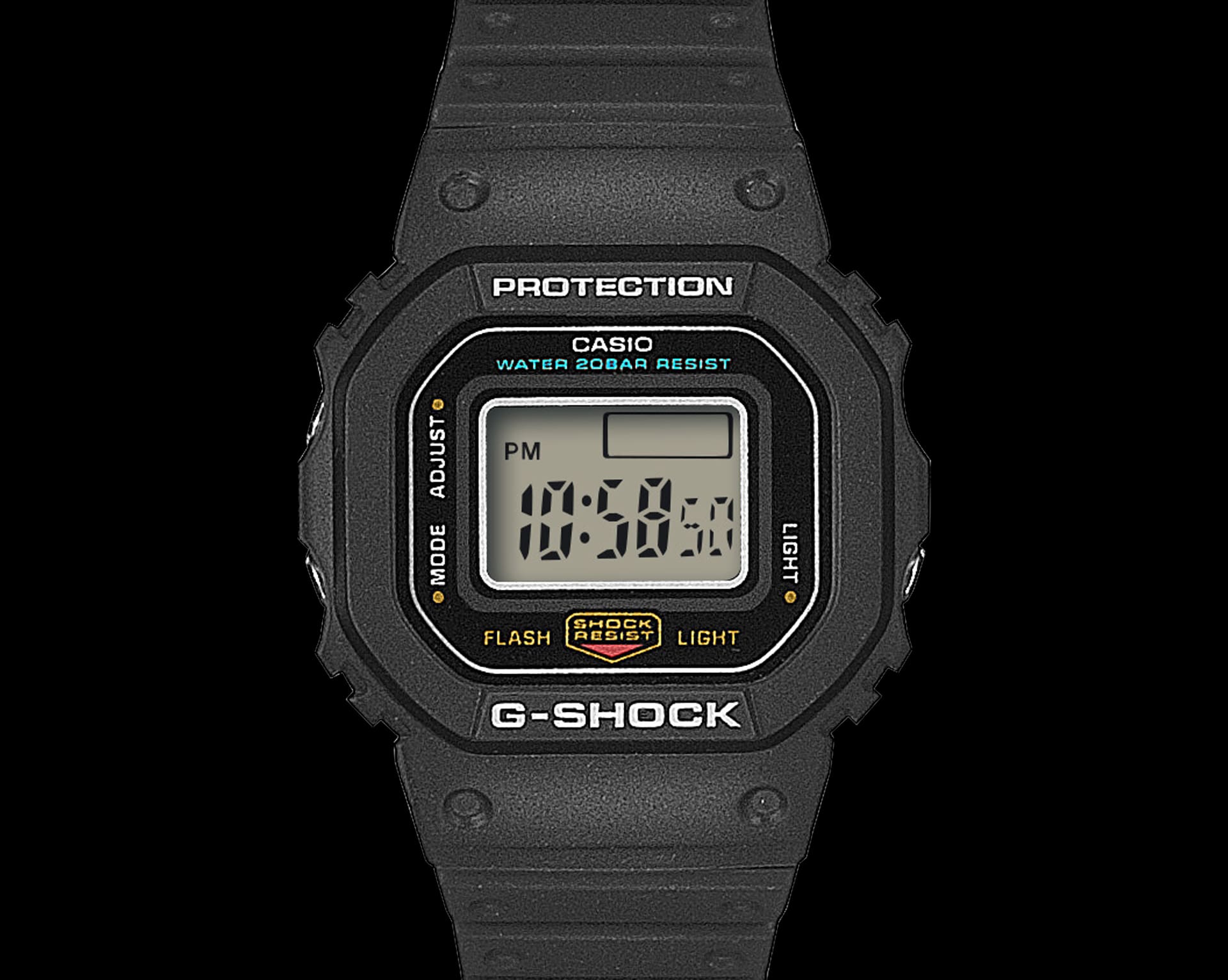 صورة الواجهة رقمية في ساعة G-SHOCK NANO