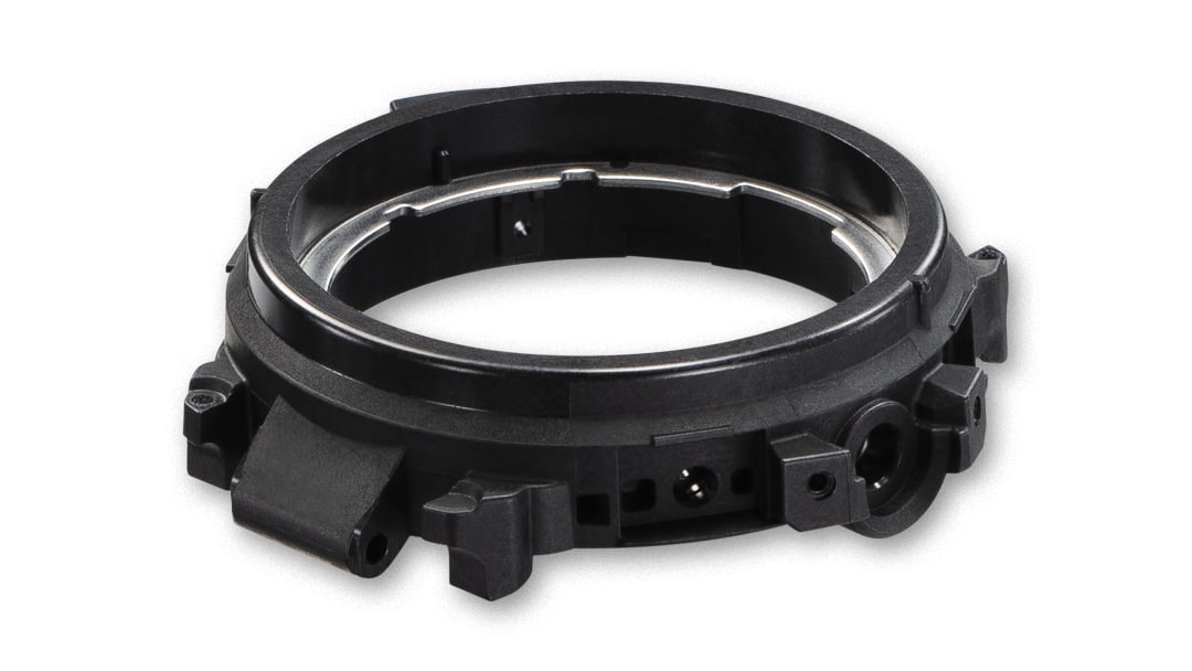 Die schwarze Lünette einer Gravitymaster GR-B300 Fliegeruhr