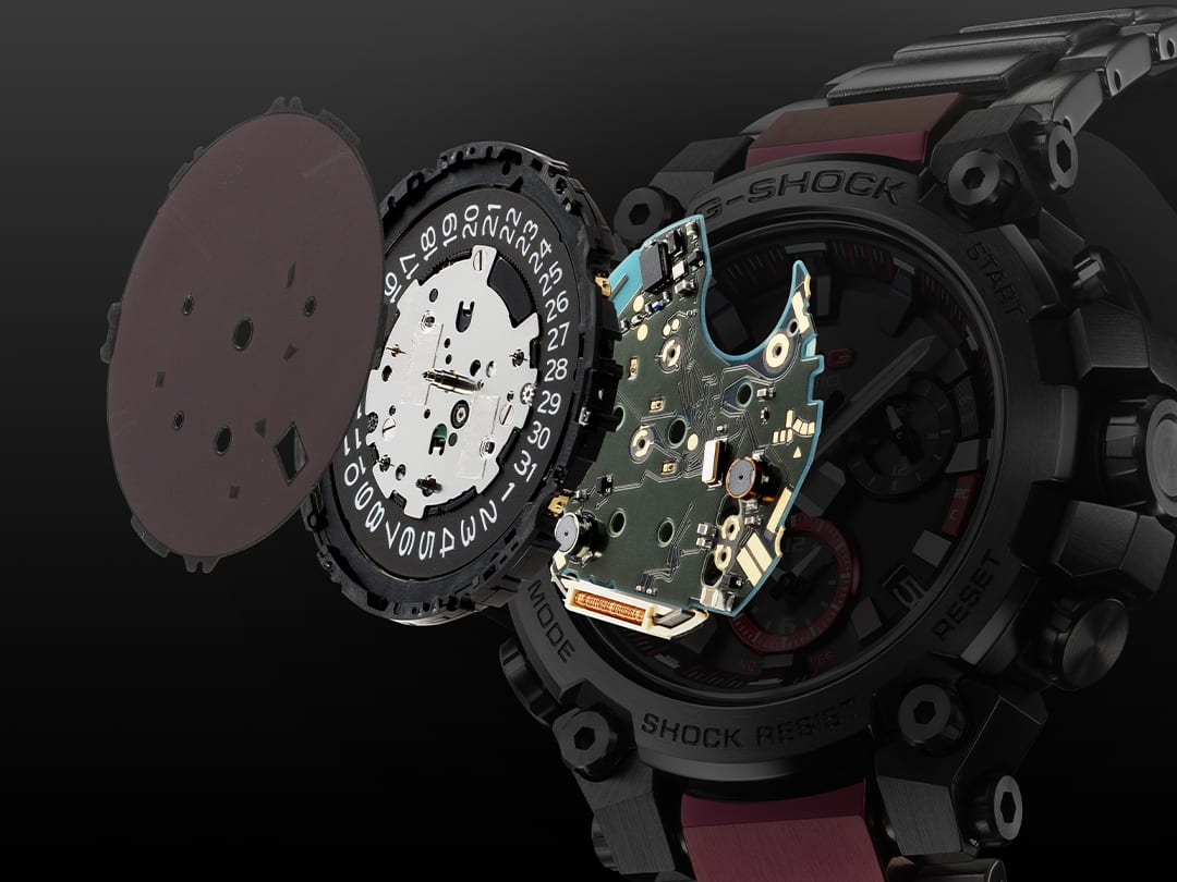 Einzelne Module innerhalb der MTG Armbanduhr