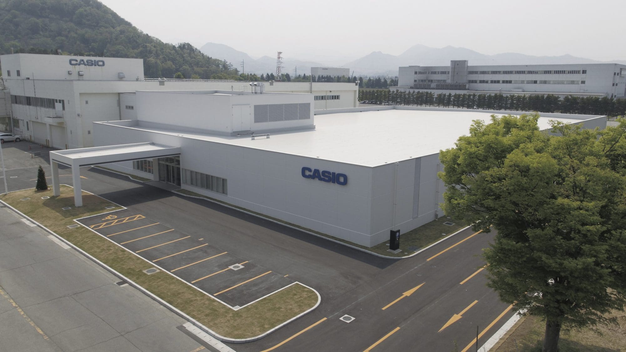 Gebäudekomplex der Yamagata Casio-Werke
