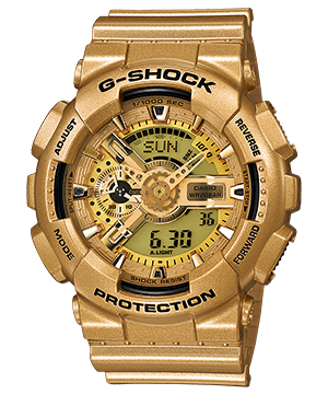 The gold-coloured Casio G-Shock GA-110GD-9A