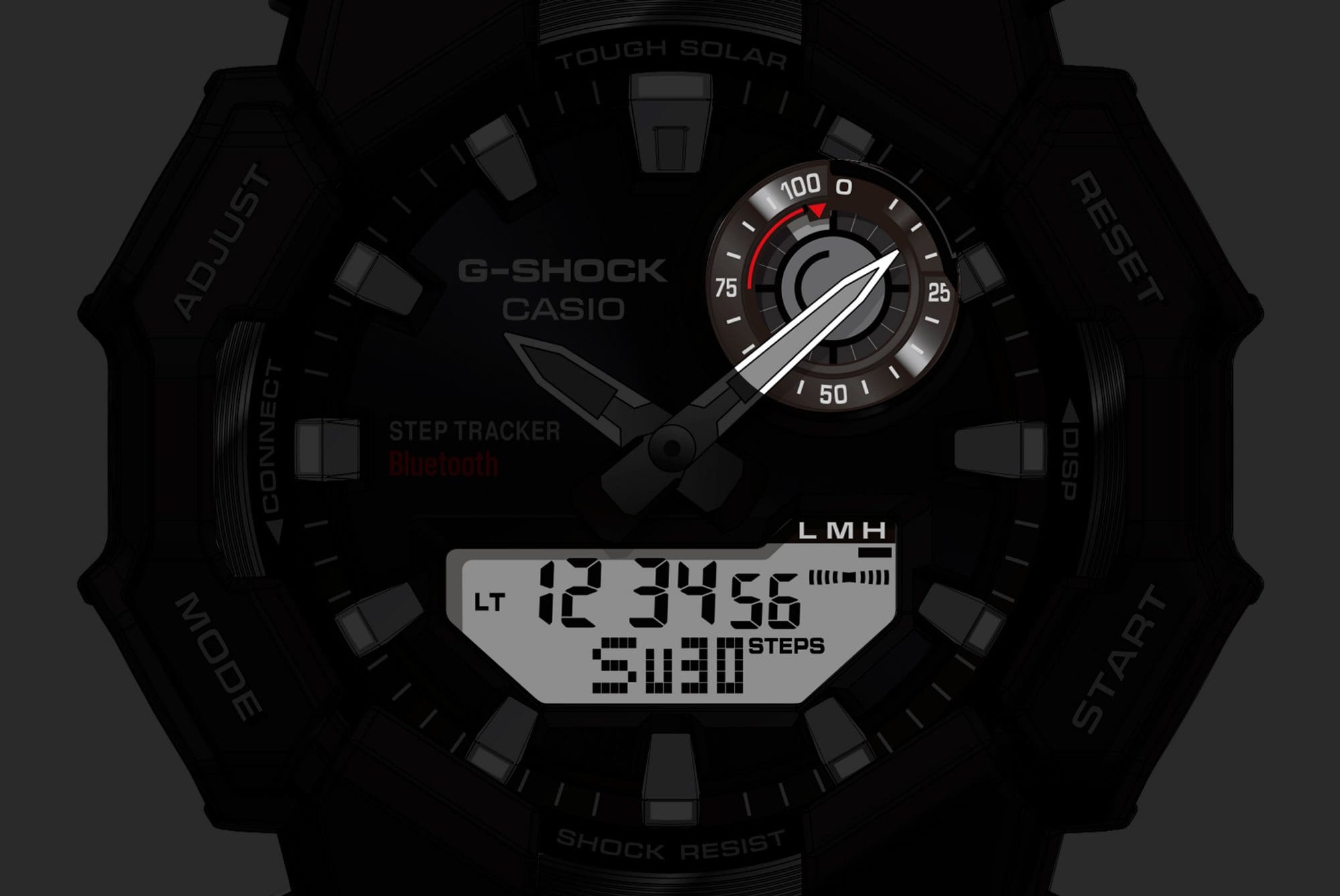 Image of GA-B010-1A step tracker (step counting function)