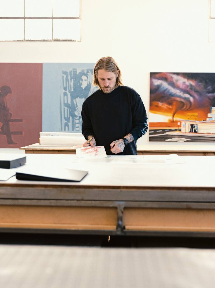 Photo of Matt McCormick at work