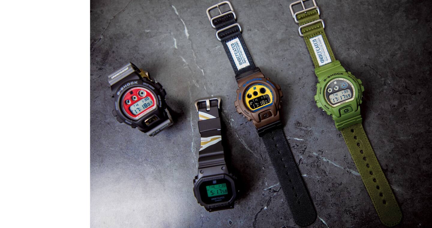 A photo of UNDEFEATED collaboration models