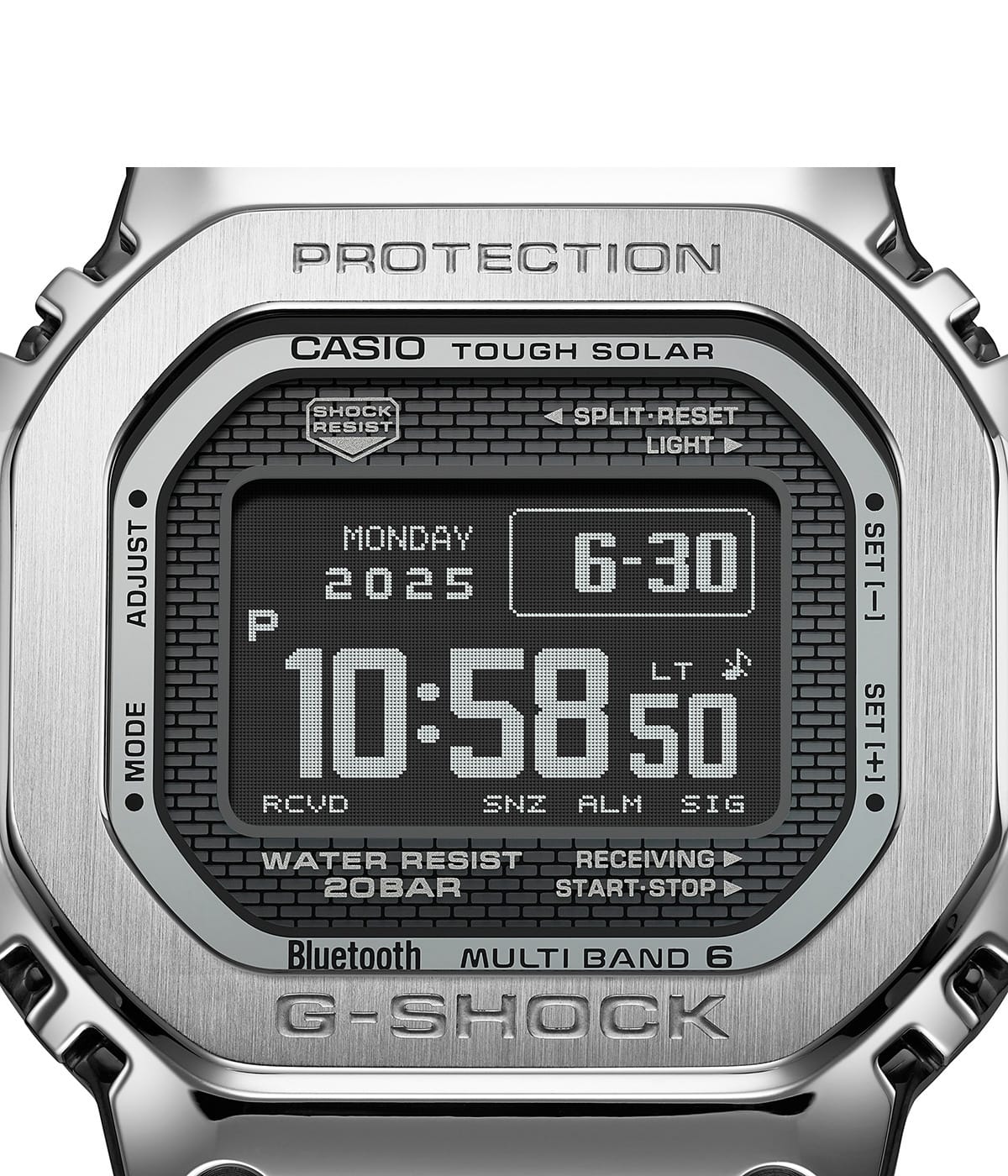 Standard display of the GMW-BZ5000, Type C: Year + date + day