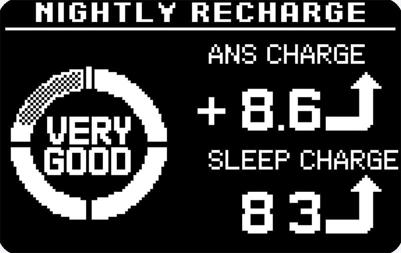 Nightly Recharge display