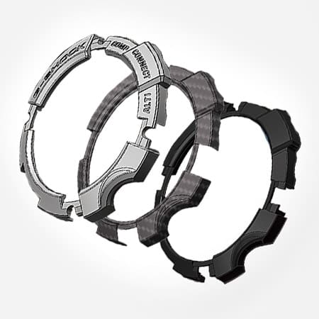 The three layers of the bezel