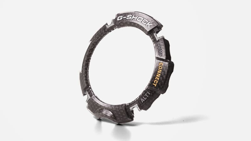 Single view of the carbon bezel