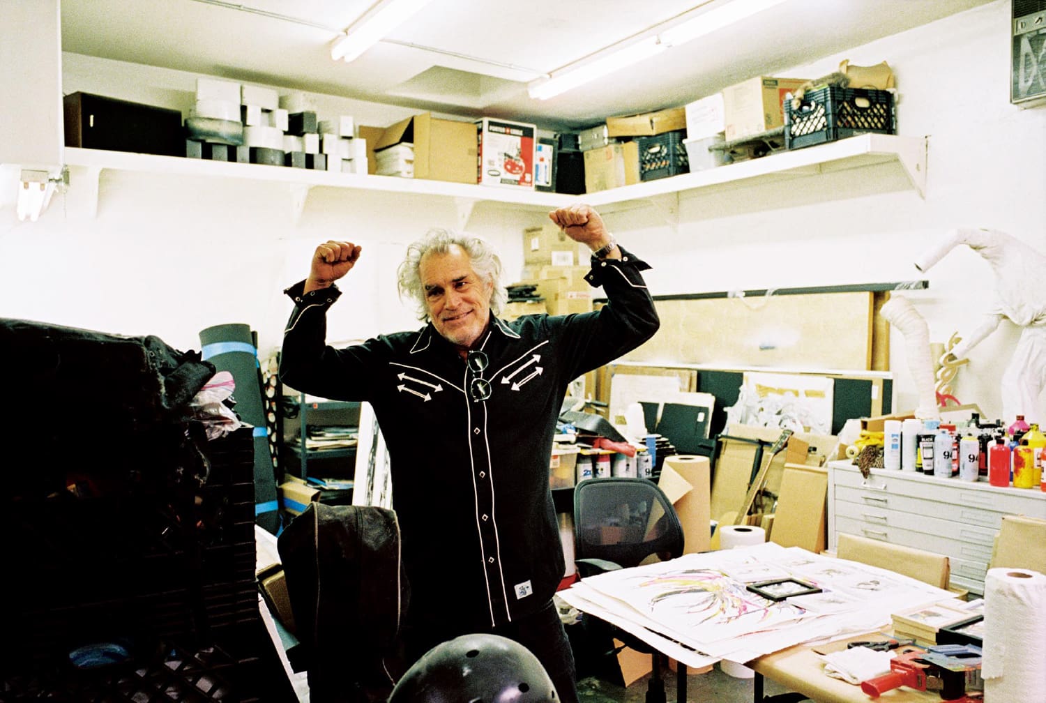 photograph of Steve Olson's office.