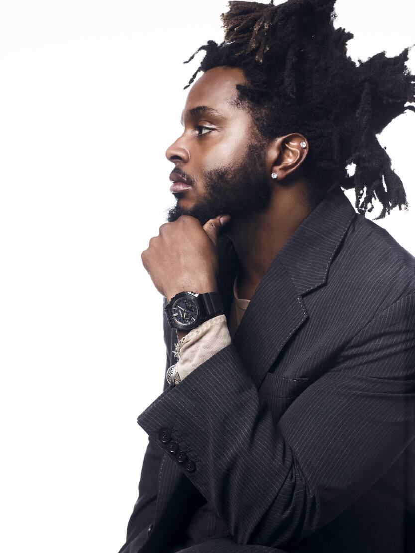 Male wearing G-SHOCK GM-2100LXB-1A9