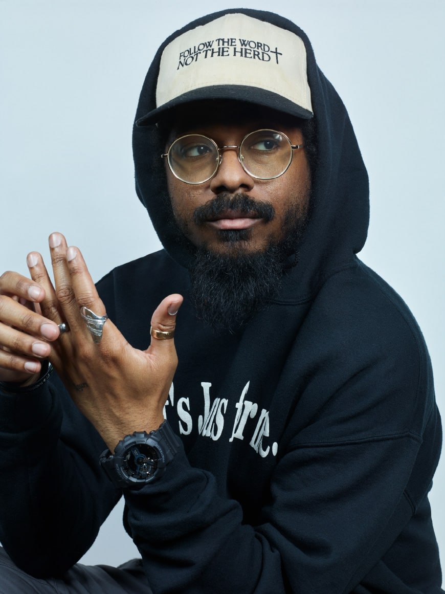 Joel Ross wearing G-SHOCK GA-110