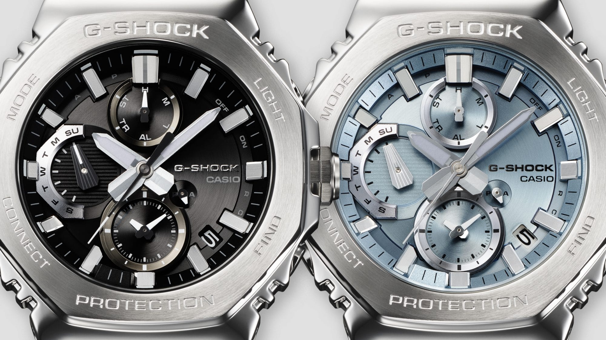 Multi-hand dial exuding functional beauty