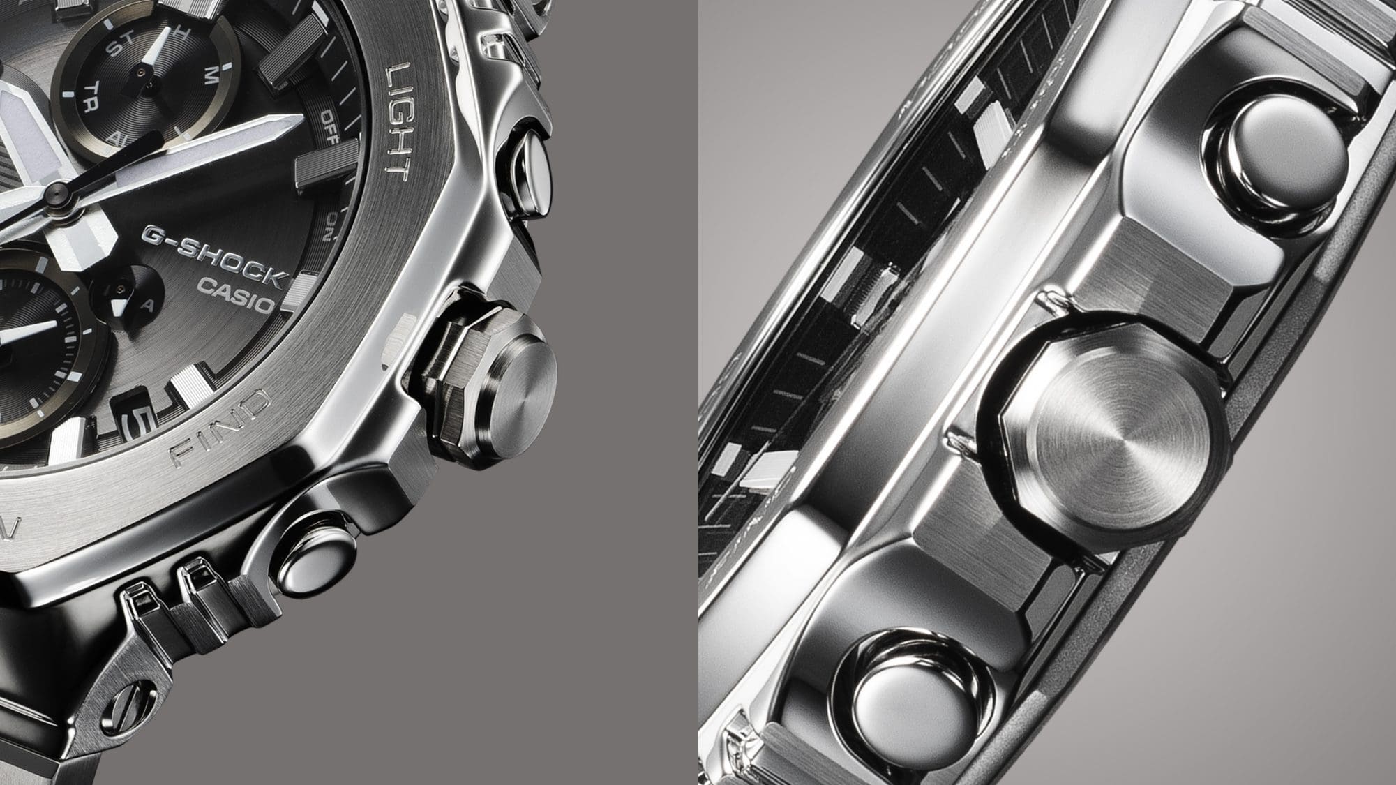 Octagonal screw-lock crown for a powerful sense of presence