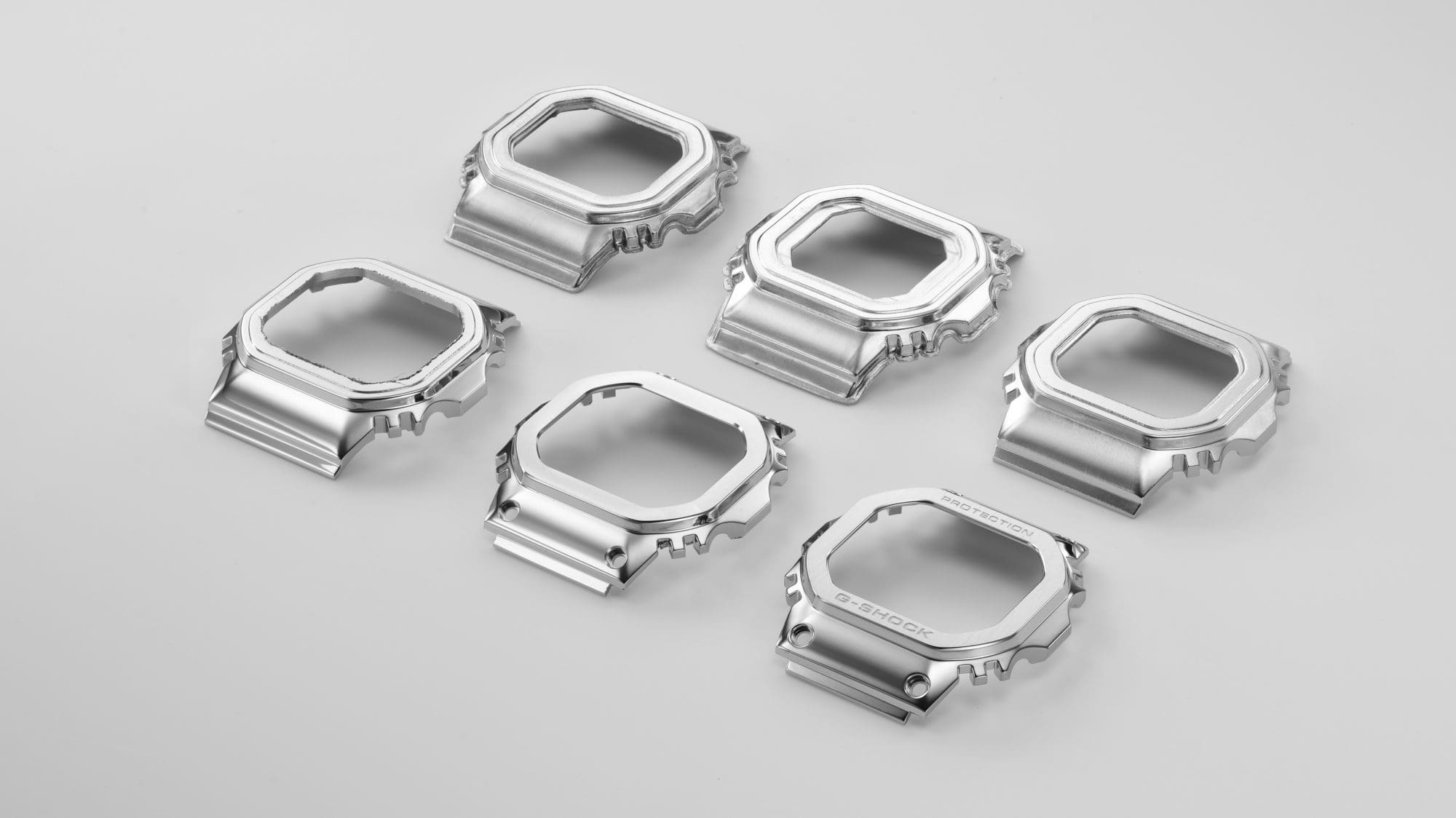 Image of the bezel finishing process for the GMW-BZ5000RC