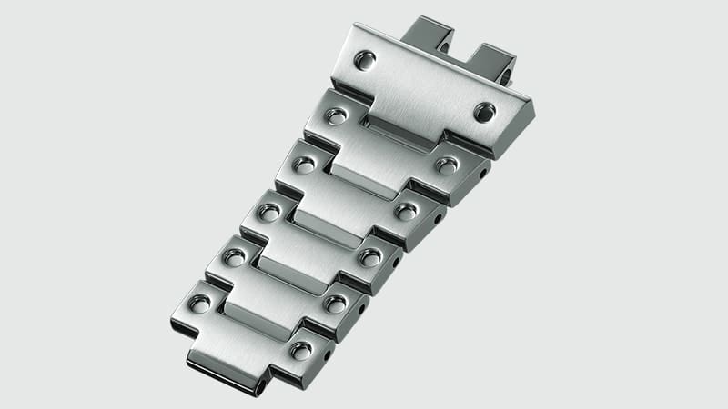 Silver GMWB5000 metal watch band
