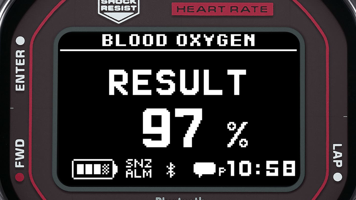 Blood oxygen level measurement