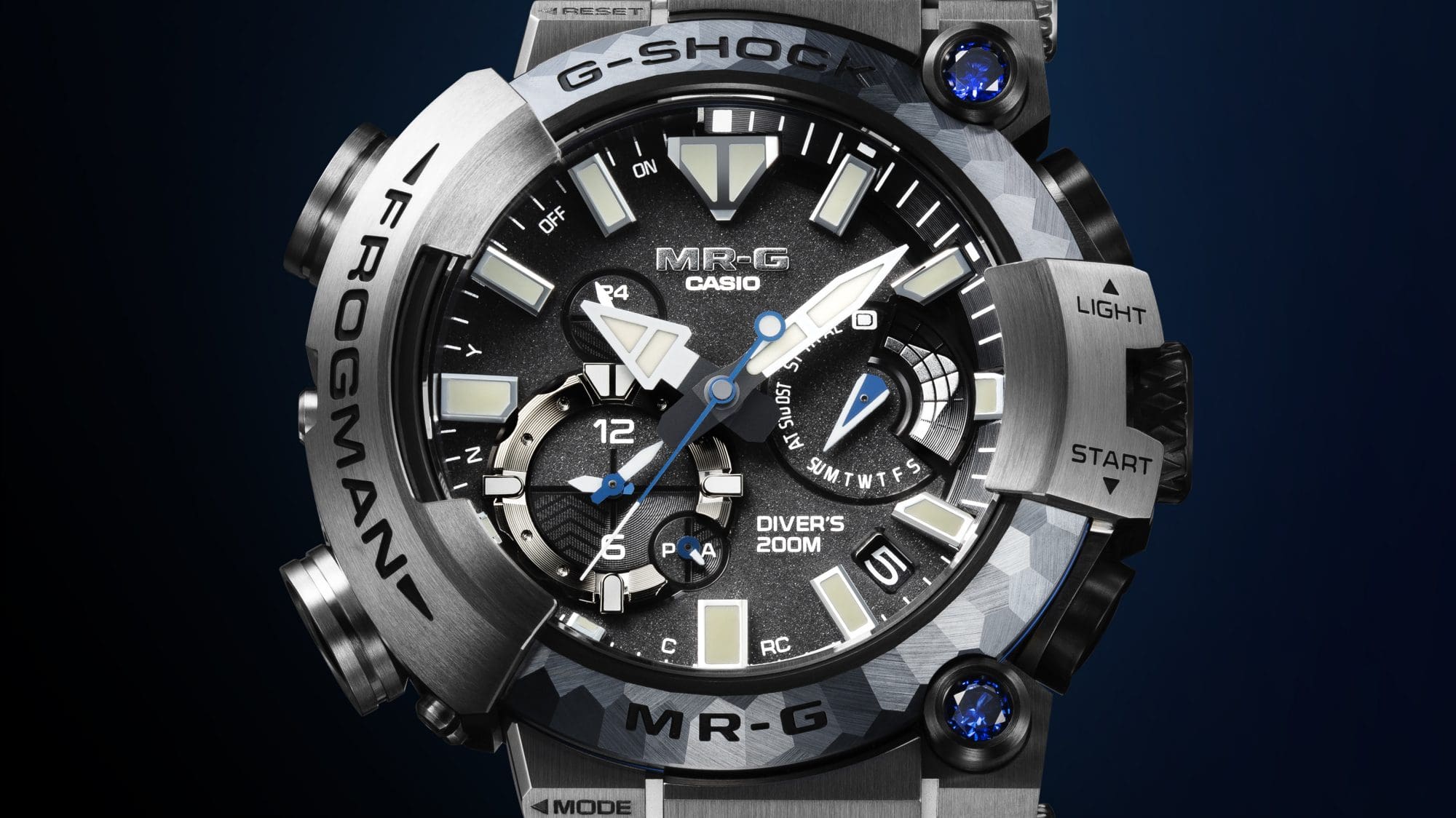 Dial image showcasing the MRG-BF1000EB's commitment to visibility